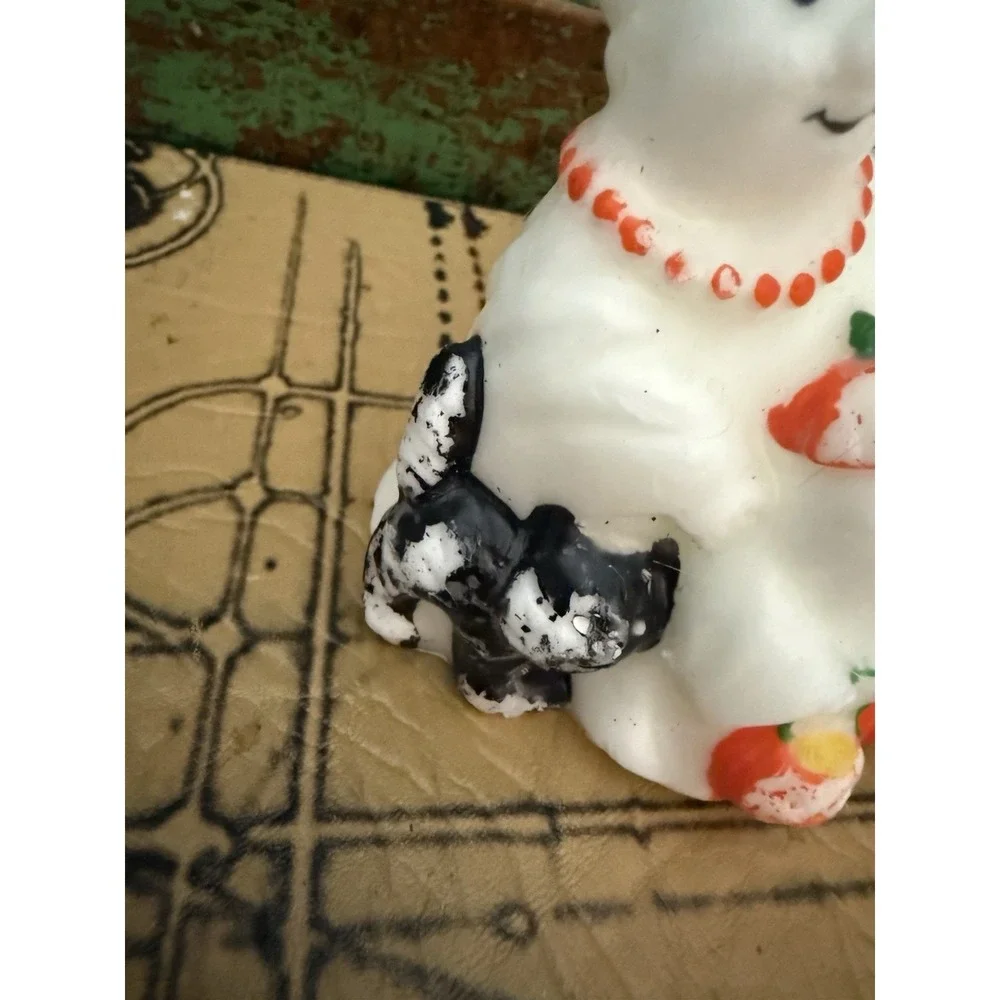 Vintage Halloween Candle Lot Witch Lantern Ghost Family See Photos